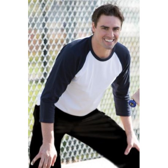 ATC™ 0822 EUROSPUN® RING SPUN BASEBALL TEE. ATC™ 0822 EUROSPUN® RING SPUN BASEBALL TEE.