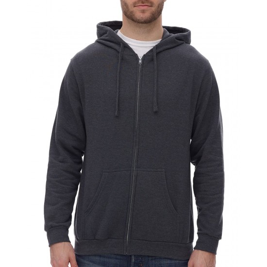  MO 3331 Unisex Zipper Fleece Hoodie