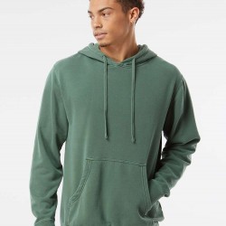 Independent PRM4500 Unisex Midweight Pigment-Dyed Hooded Sweatshirt 