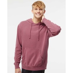 Independent PRM4500 Unisex Midweight Pigment-Dyed Hooded Sweatshirt 