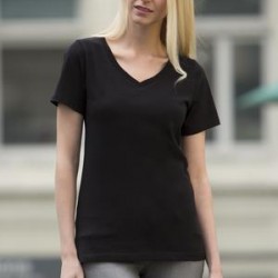 ATC™ EUROSPUN®  8001L RING SPUN  Ladies' V-neck T-shirt ATC™ EUROSPUN®  8001L RING SPUN  Ladies' V-neck T-shirt